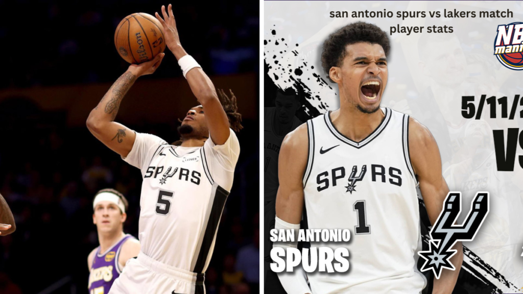 San Antonio Spurs vs Lakers Match Player Stats