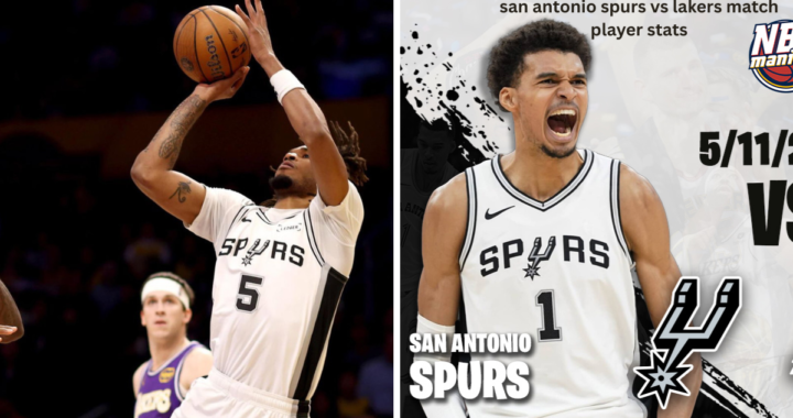 San Antonio Spurs vs Lakers Match Player Stats