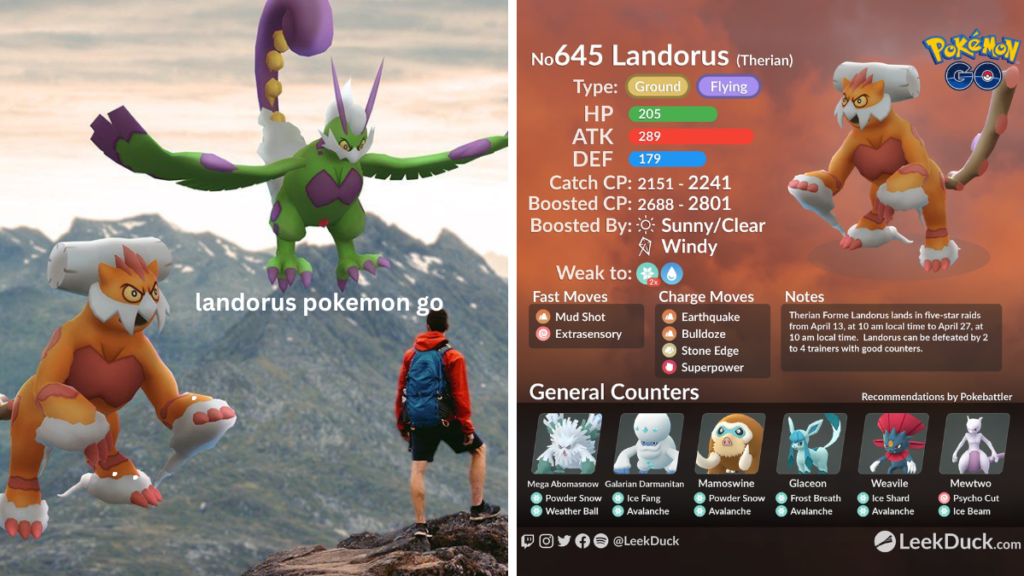 Landorus Pokemon Go