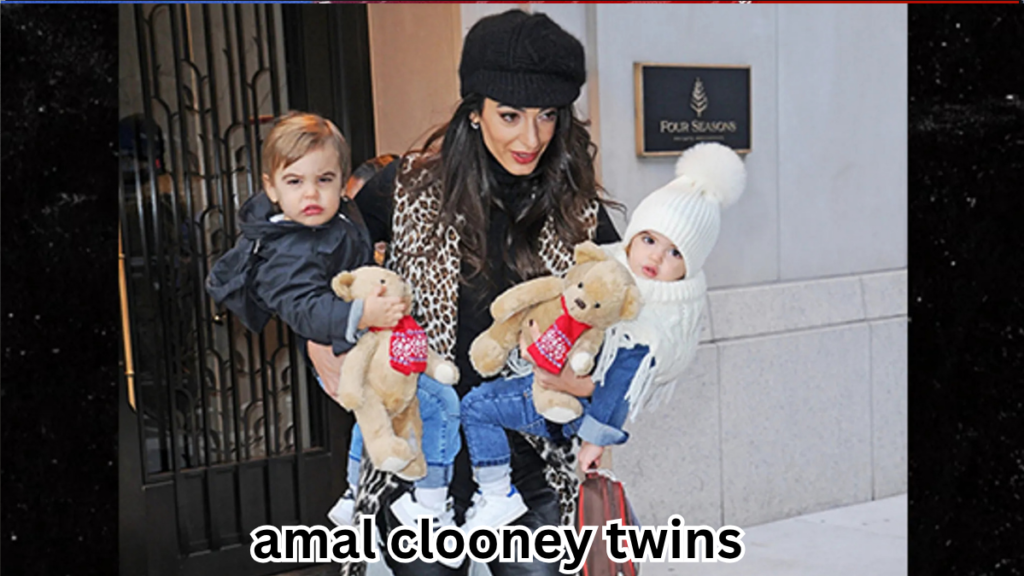 Amal Clooney Twins