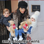 Amal Clooney Twins